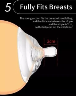 Pure Moms Tepelhoedjes Beschermen Je Tepels En Helpen Het Aanleggen Vergemakkelijken Als Dit Niet Goed Lukt Of Pijnlijk Is - 2 Cm Speen - 2 Stuks - 0-12 Maanden, 1-2 Jaar - BPA Vrij - Beschermend Bakje -Jollein Winkel 953x1200 1