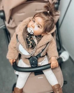 Bruin Luipaardprint Speenkoord, Speenkoord Jongen, Speenkoord Meisje, Kraamkado, Leopard Speenkoord, Luipaardprint, Kraamcadeau, Leren Speenkoord, Babyshower