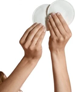 Carriwell Carriwel Zoogcompressen - Biokatoen - Wasbaar – Wit – 6 Stuks Met Wasnet -Jollein Winkel 981x1200 1