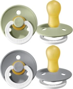 BiBS - Colour Collection - Stage 3 Fopspeen - 18+ Maanden - 2 Stuks - Sage Glow / Cloud Glow -Jollein Winkel 996x1200