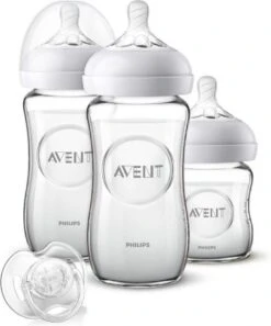 Philips Avent Glazen Starterset Voor Pasgeborenen SCD303/01 - Natural-fles - 3 Stuks -Jollein Winkel 997x1200 1